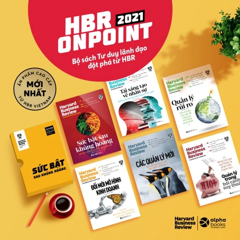 Bộ sách HBR ONPOINT 2021 – Sức bật sau khủng hoảng (Trọn bộ 6 cuốn kèm tặng Boxset)